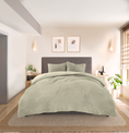 Afbeelding laden in Galerijviewer, Teddy Quilt Cover Set Olive Green