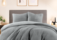 Afbeelding laden in Galerijviewer, Teddy Quilt Cover Set Quiet Gray
