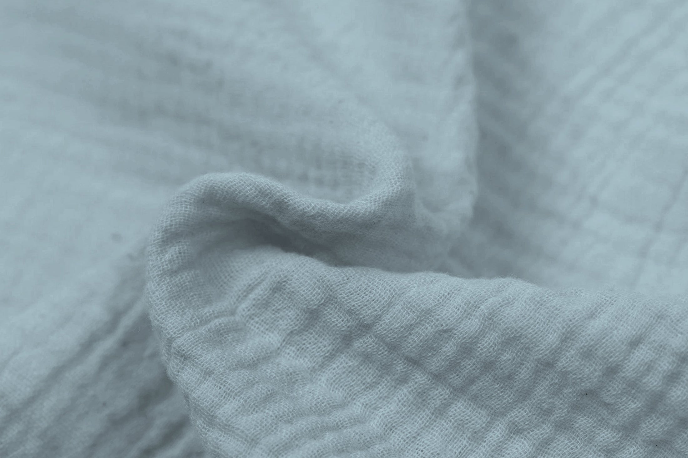 Mousseline Quilt Cover Set Lightsteel Blue