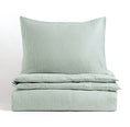 Afbeelding laden in Galerijviewer, Mousseline Quilt Cover Set Green