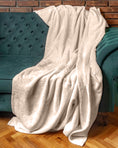 Load image into Gallery viewer, Coral Fleece Blanket van der Valk - Beige