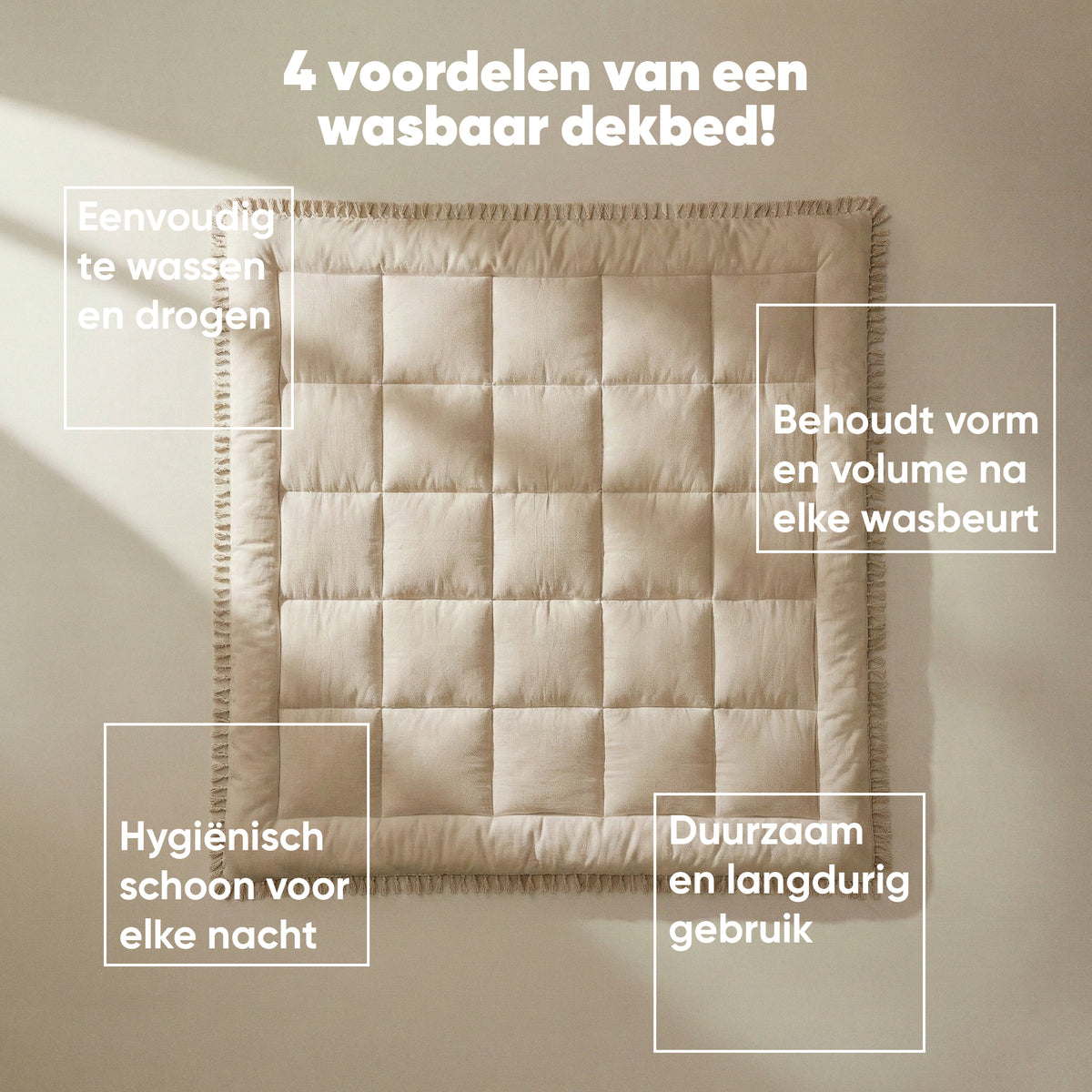 Ibiza Dekbed met Kanten Rand
