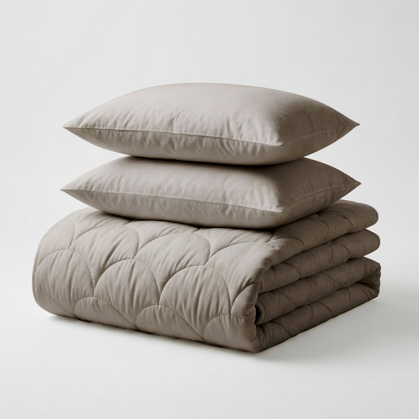 Cotton Percale Quilt with Pillow covers