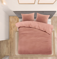 Load image into Gallery viewer, Teddy Quilt Cover Set Terra Cotta
