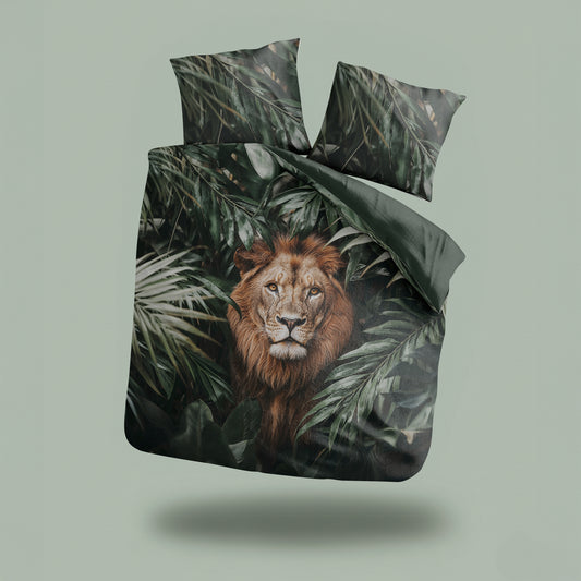 Dekbedovertrek Jungle Majesty Lion