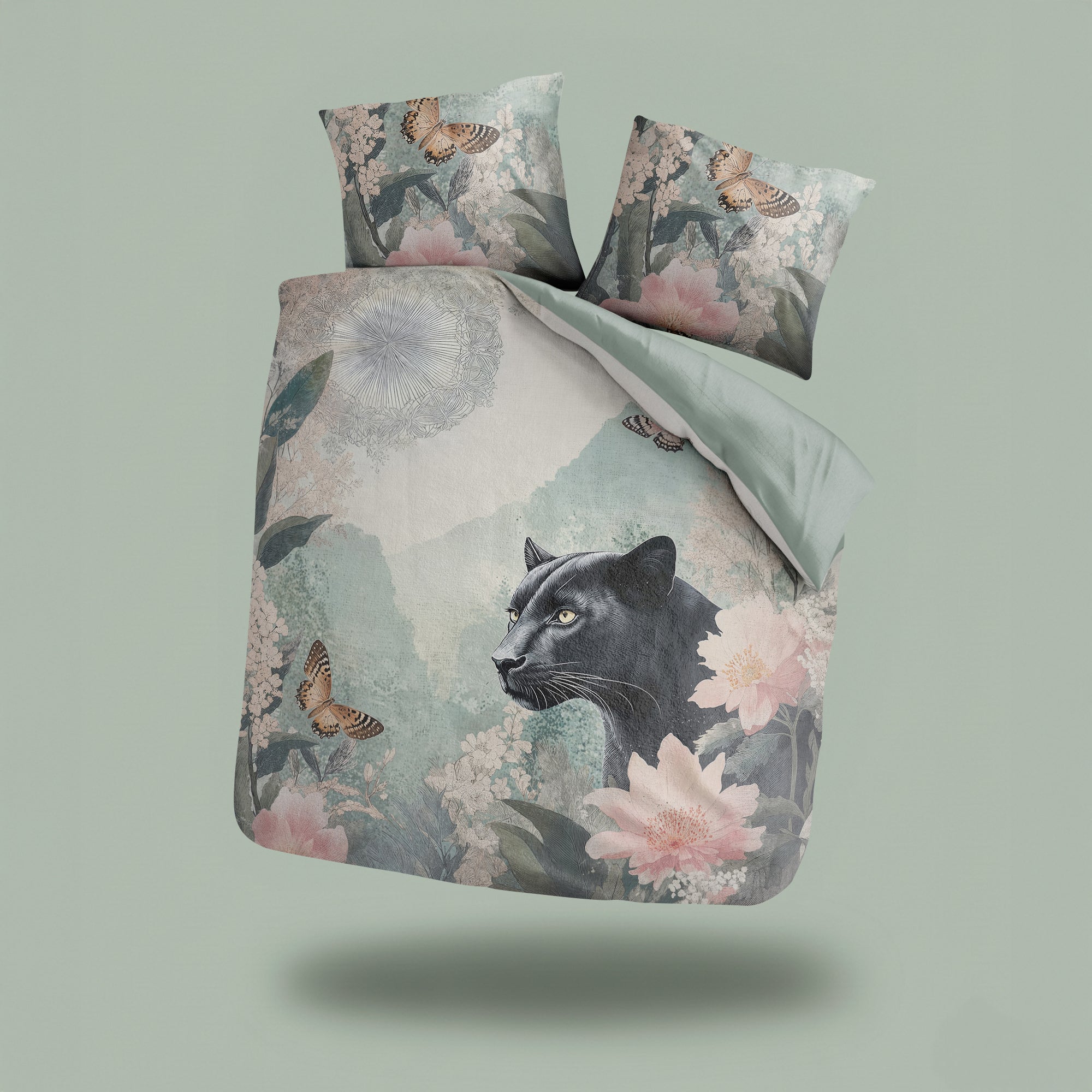 Dekbedovertrek Panthers Bloom