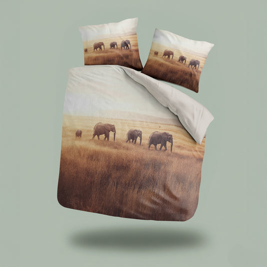 Dekbedovertrek Terra Plains Elephant