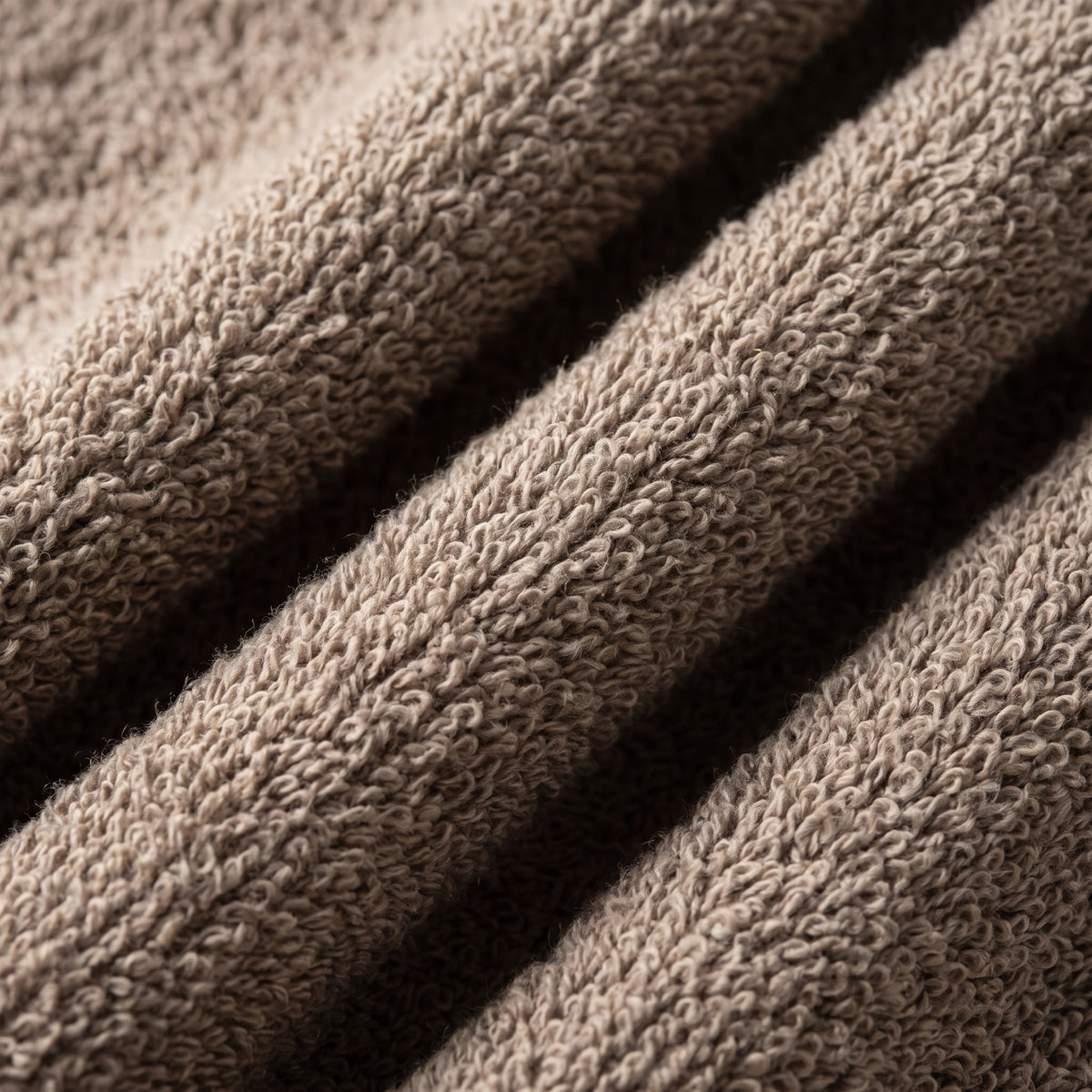 Katoenen badjas taupe