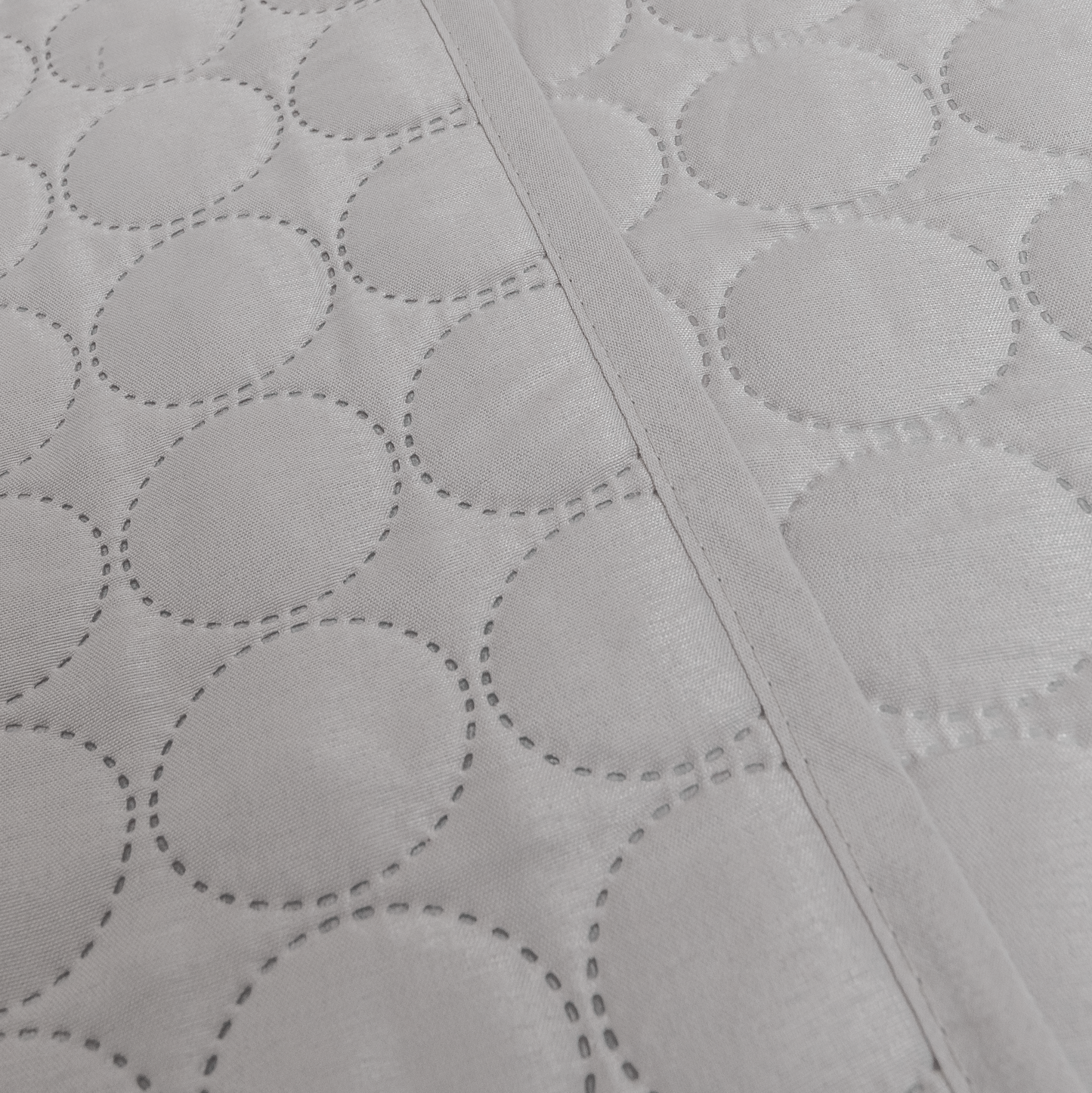 Tagesdecke Kreise - Beige