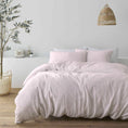 Load image into Gallery viewer, Mousseline Quilt Cover Set Old Pink
