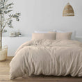 Load image into Gallery viewer, Mousseline Quilt Cover Set Beige
