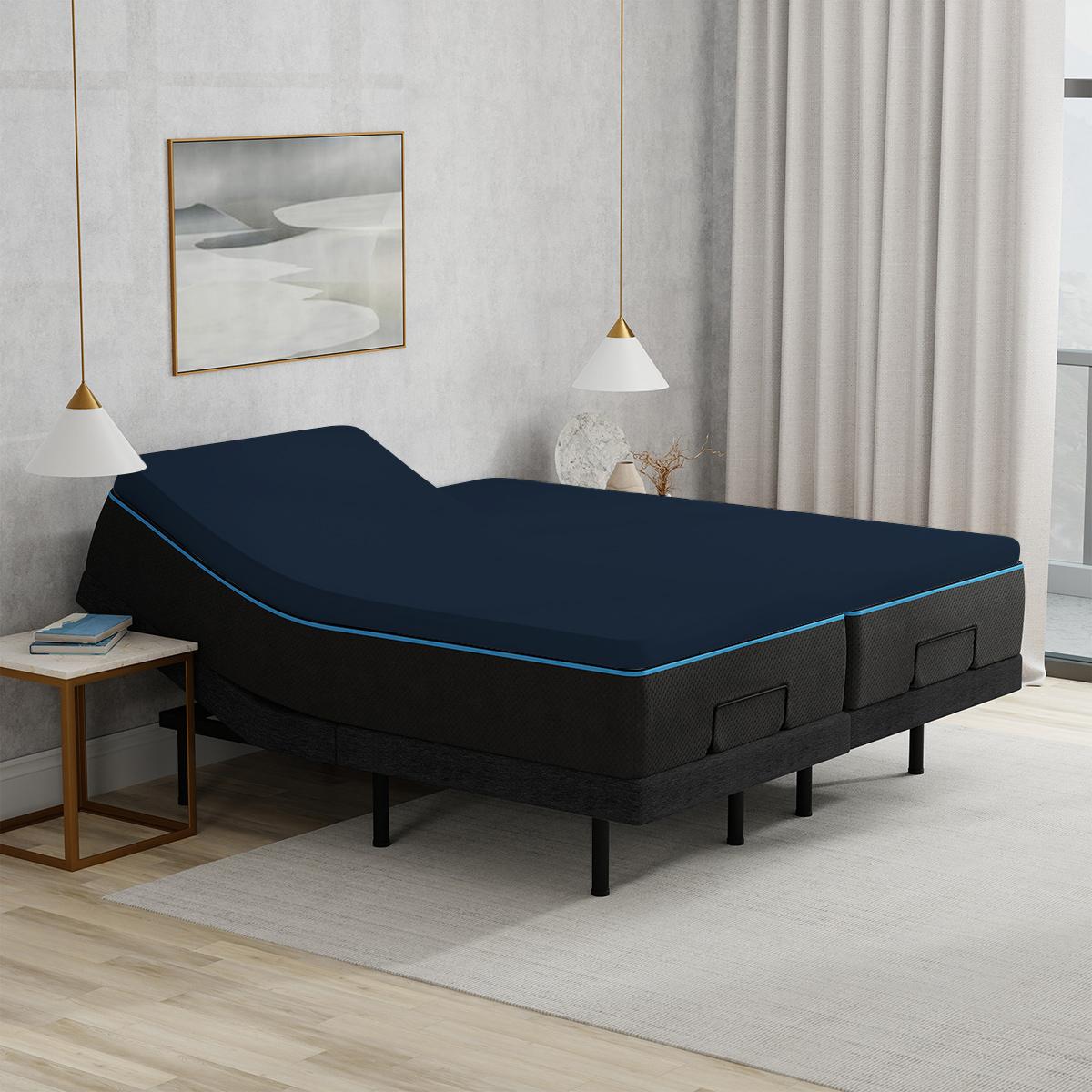 Dubbel Jersey Split Topper Hoeslaken