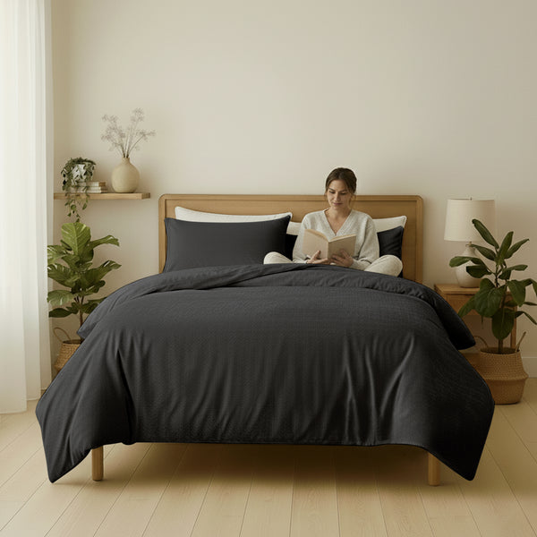 Quilt Cover Set - Velvet Coral