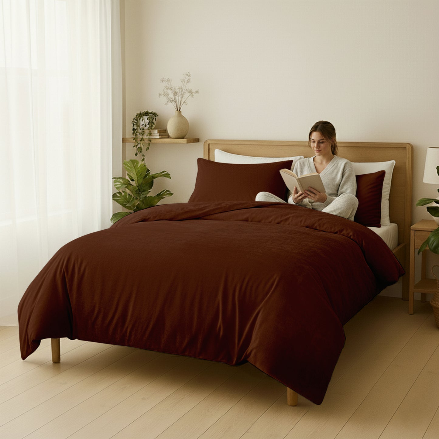 Quilt Cover Set - Velvet Coral