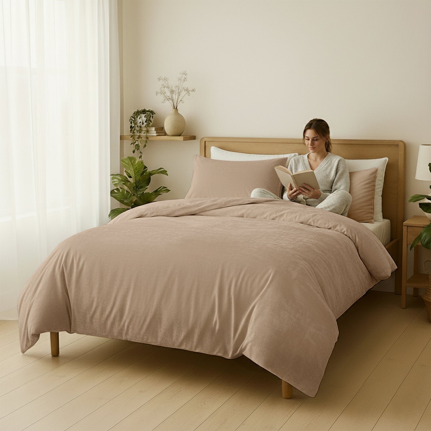 Quilt Cover Set - Velvet Coral