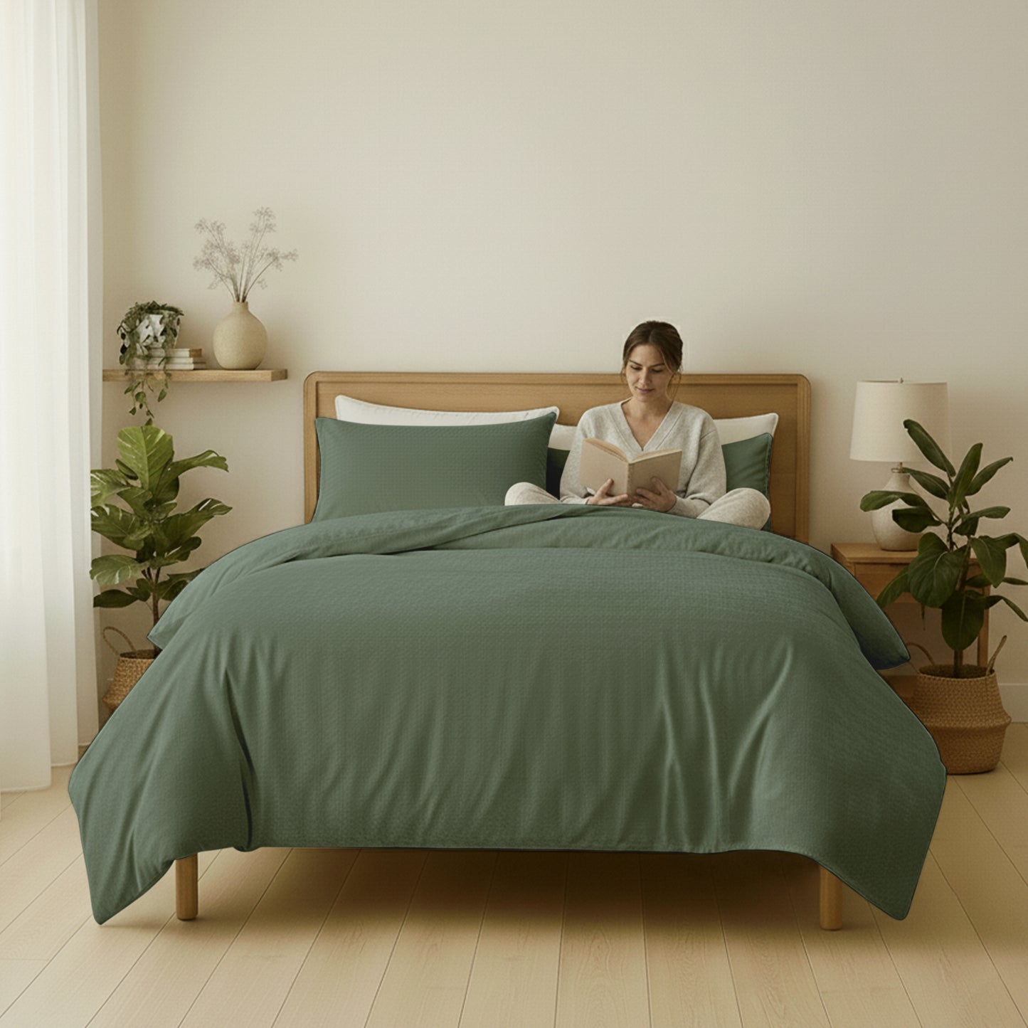 Quilt Cover Set - Velvet Coral