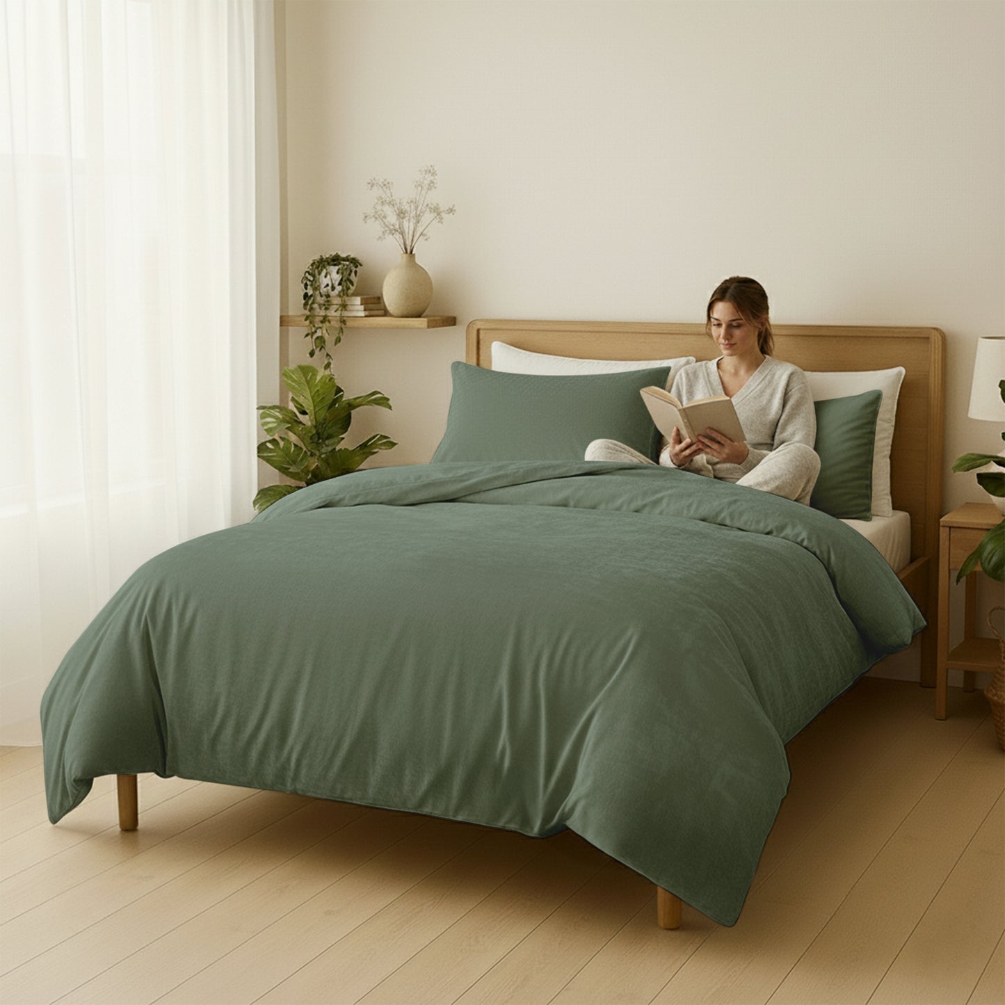 Quilt Cover Set - Velvet Coral
