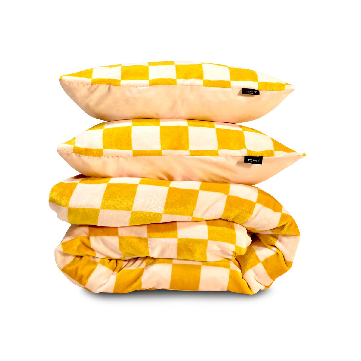 Dekbedovertrekset Chess Fleece