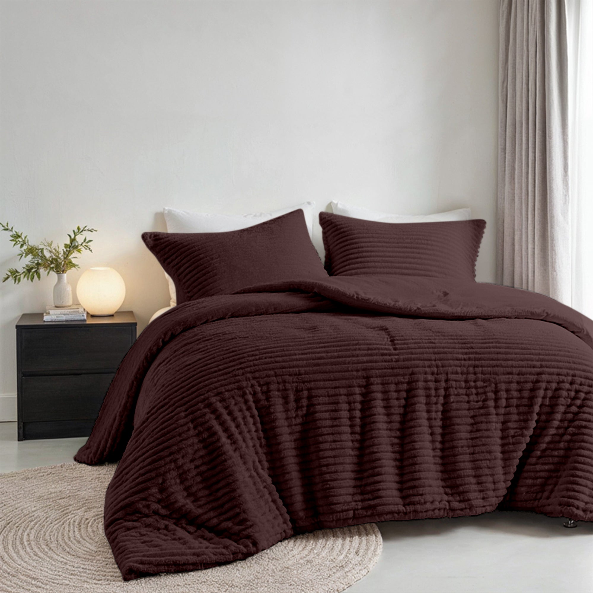 Dekbedovertrekset Teddy Rib