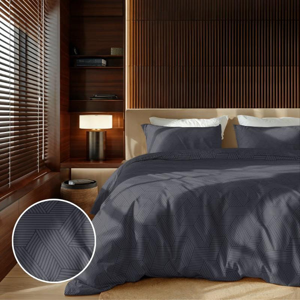 Dekbedovertrekset Emboss Geometric