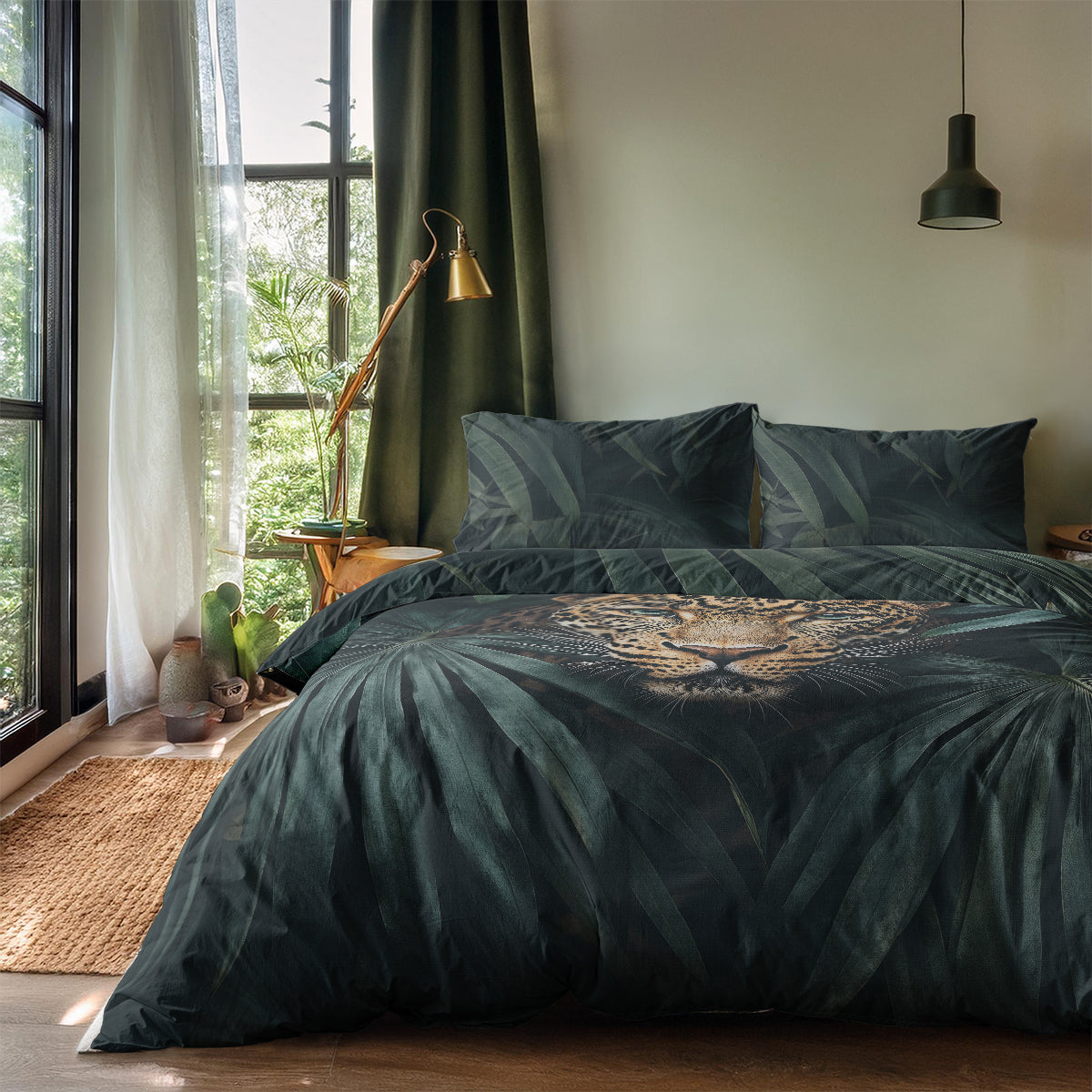 Dekbedovertrek Jungle Majesty Leopard