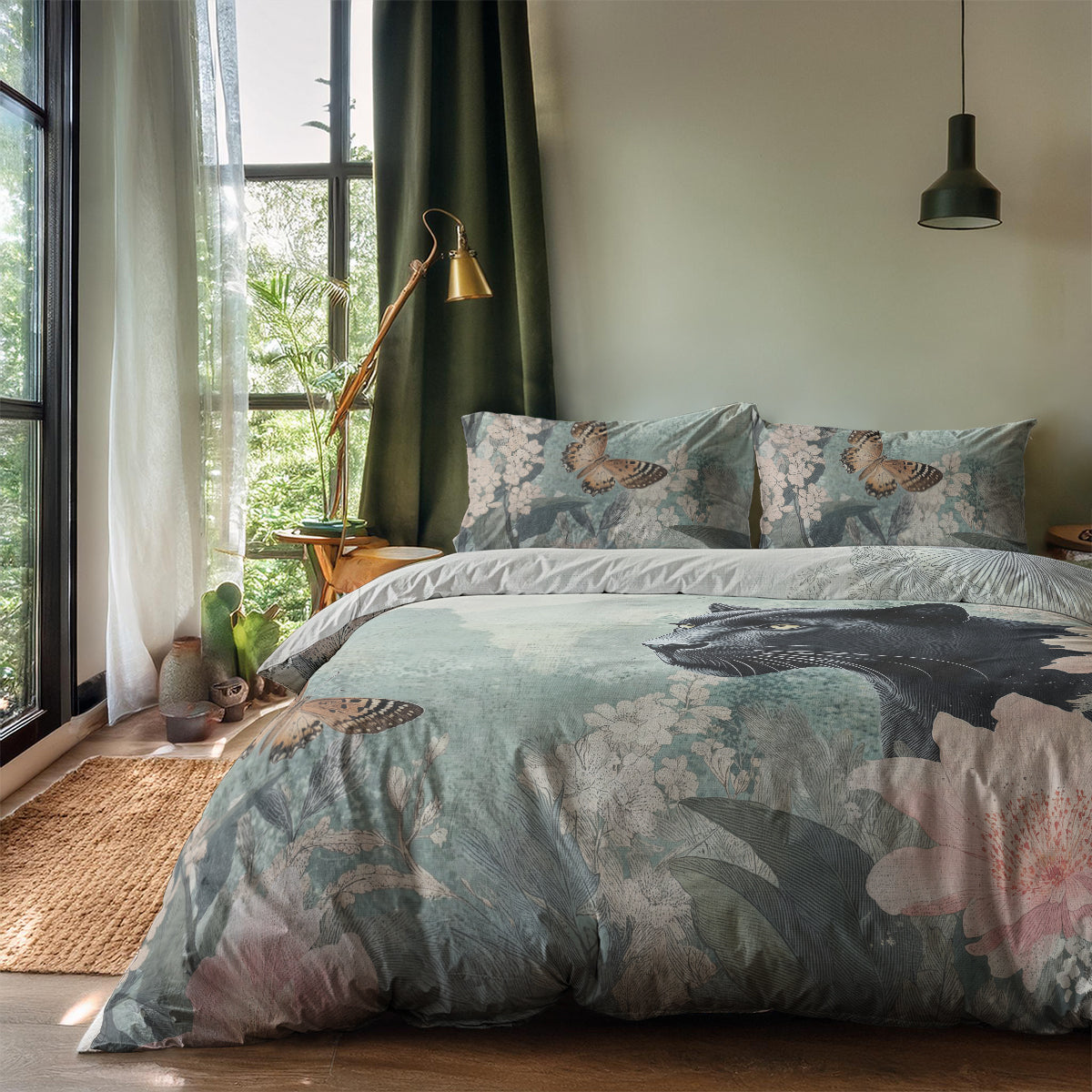 Dekbedovertrek Panthers Bloom