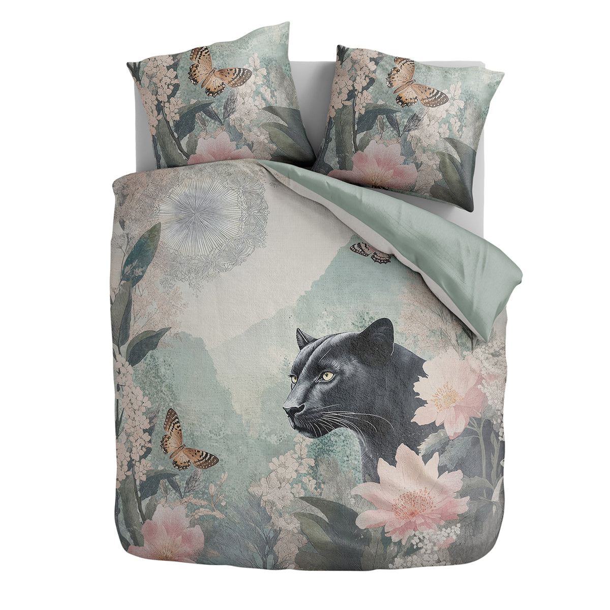 Dekbedovertrek Panthers Bloom