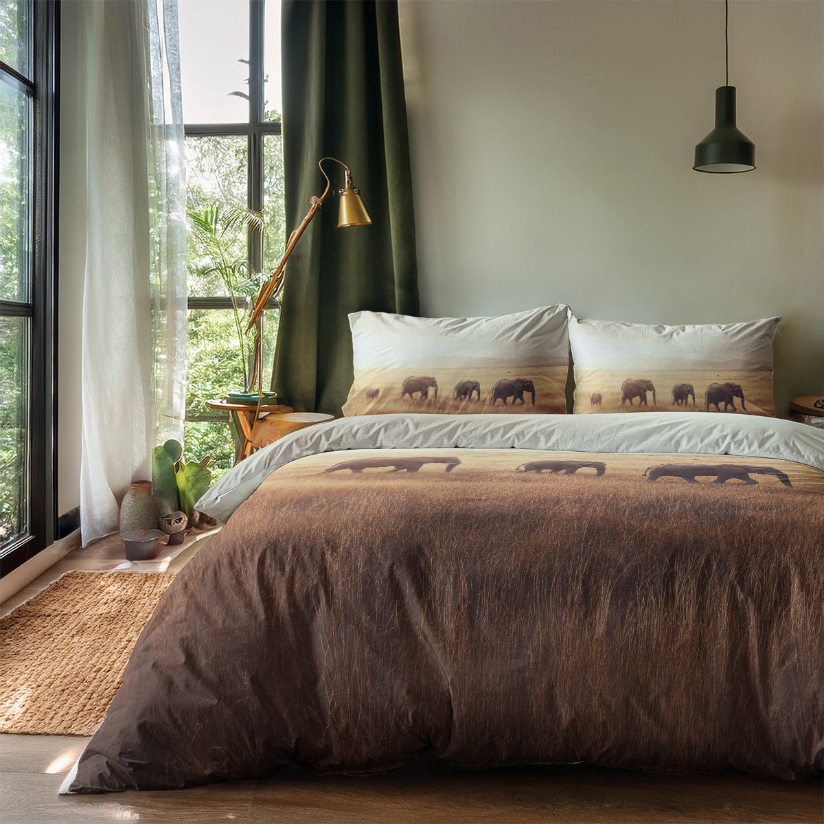 Dekbedovertrek Terra Plains Elephant