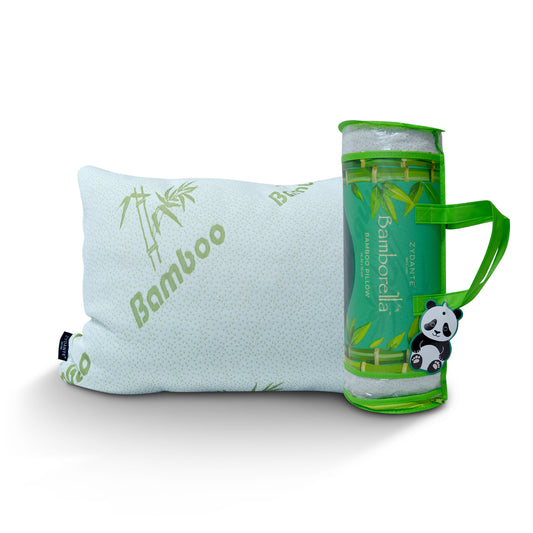 Bamboo Kussen Bamborella - Groen/Wit
