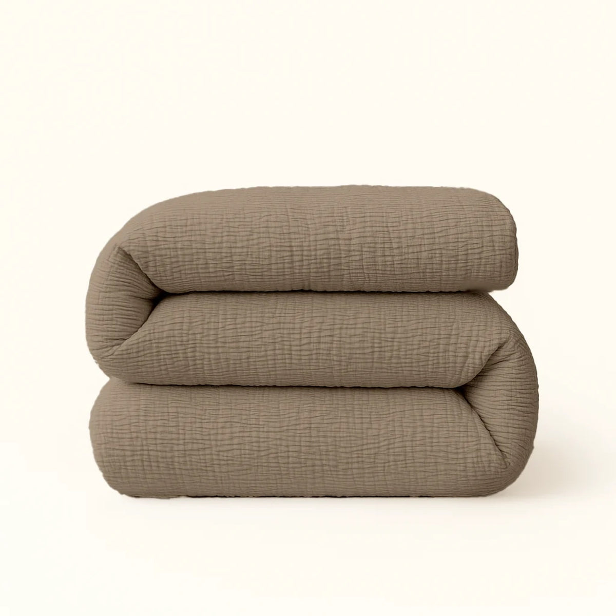 Eazzzy Dekbed Mousseline Taupe