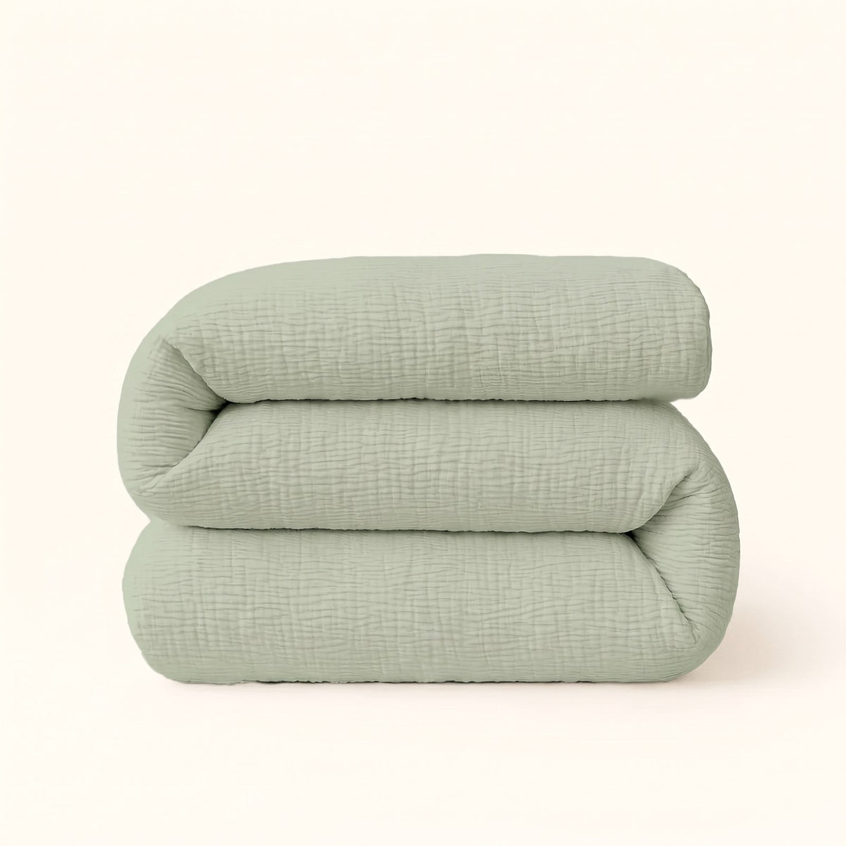 Eazzzy Dekbed Mousseline moss green