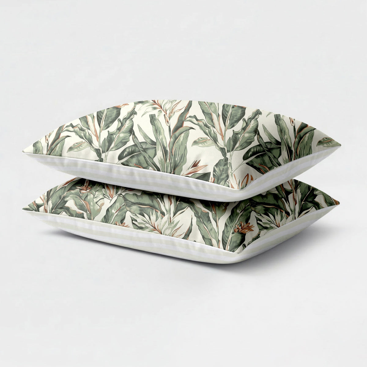Eazzzy Print Kussenslopen Floral Green