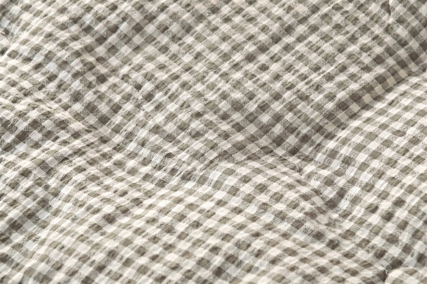 Yarn Dye Seersucker Quilts & Pillow Covers
