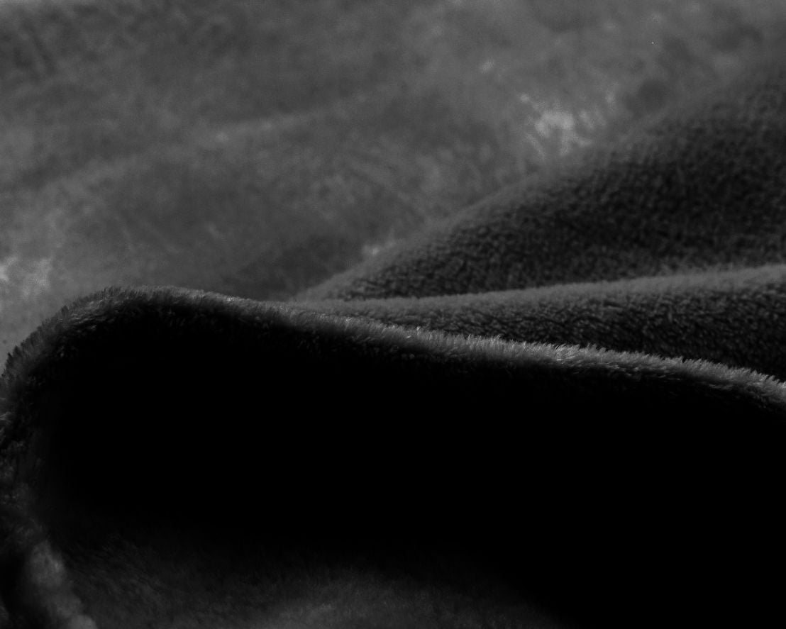 Coral Fleece Decke Van der Valk - Schwarz