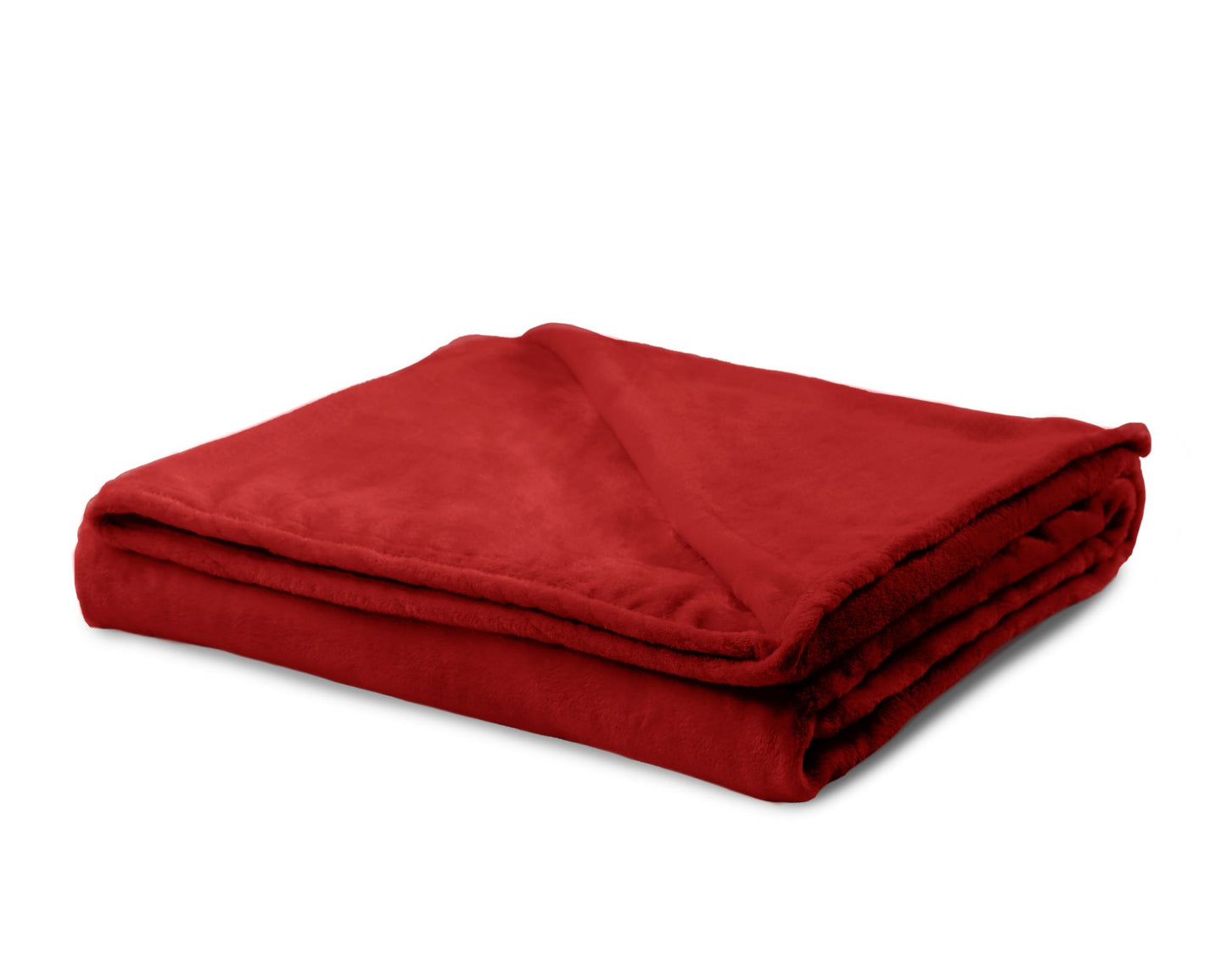 Korallfleece-Decke Van der Valk - Bordeaux