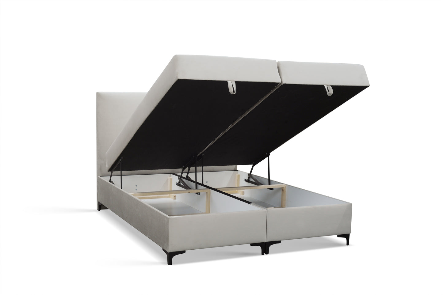 Boxspring Samt Longo