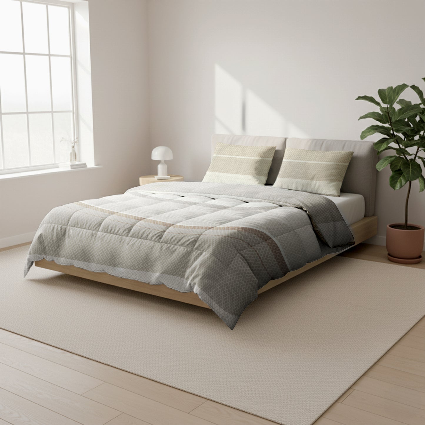 Printed Nano Quilts with Pillow Covers