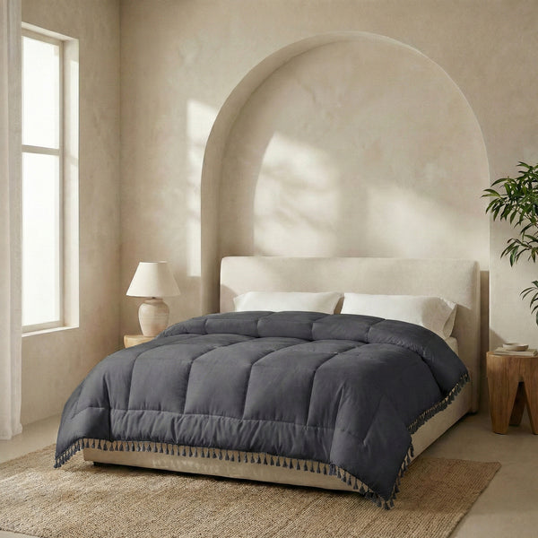 Ibiza Lace Trim Quilts & Pillow Covers