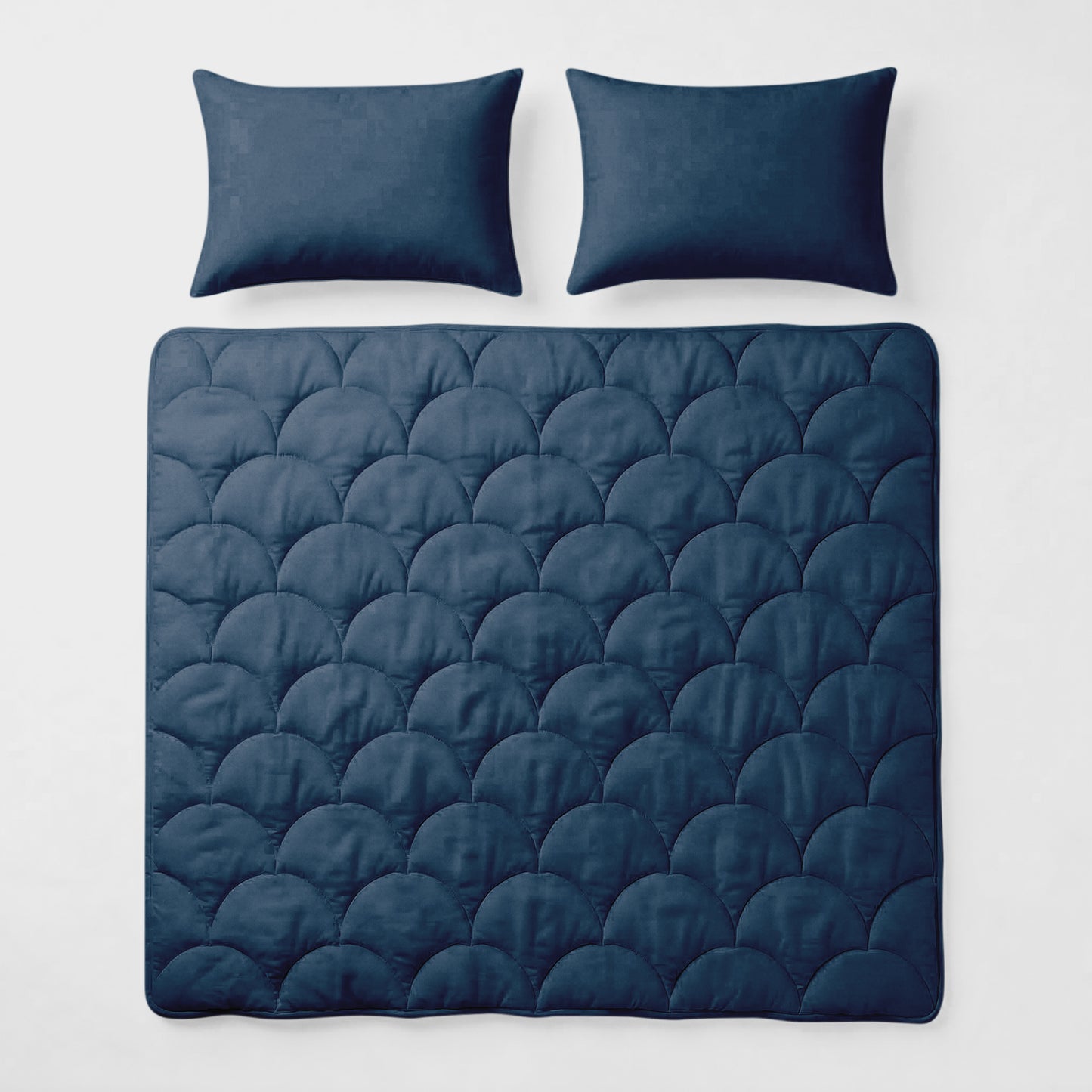 Cotton Percale Quilt with Pillow covers