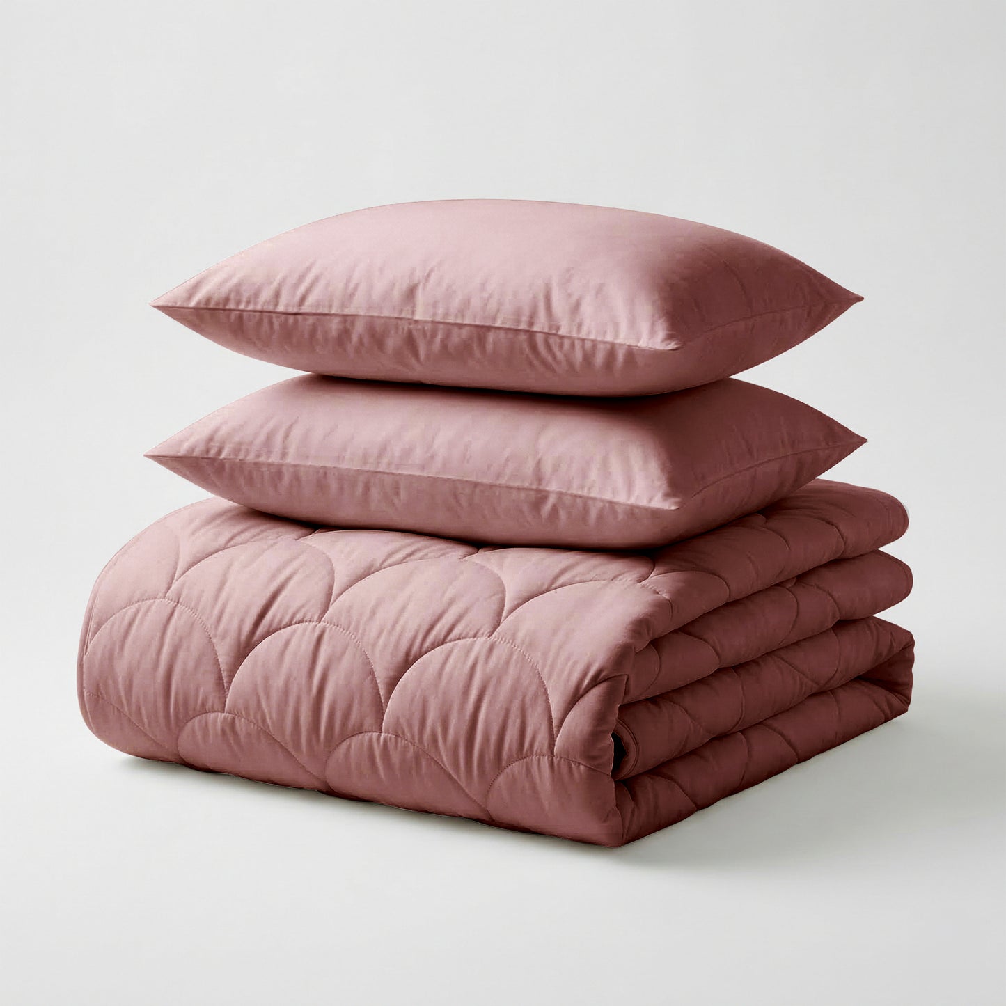 Cotton Percale Quilt with Pillow covers