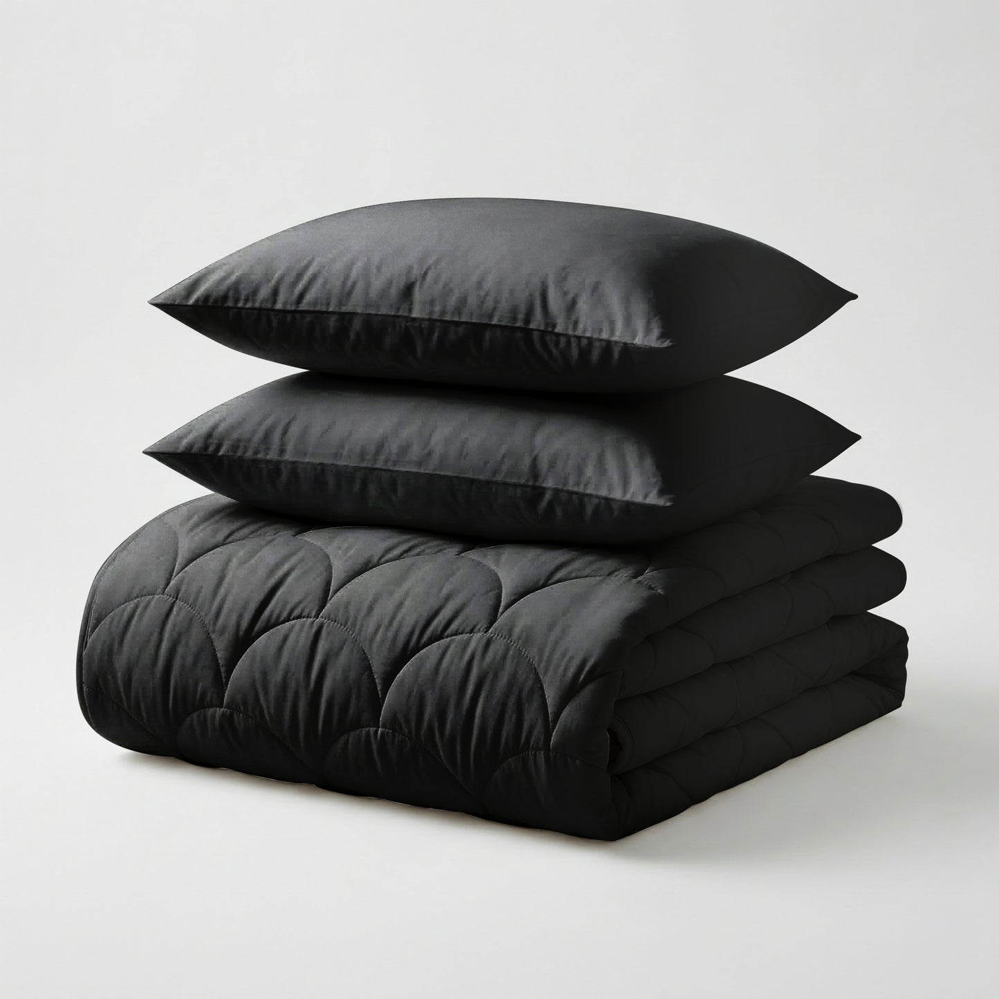 Cotton Percale Quilt with Pillow covers