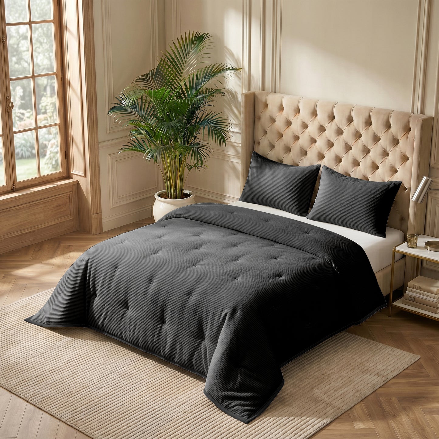 Corduroy Quilts and Pillow Covers