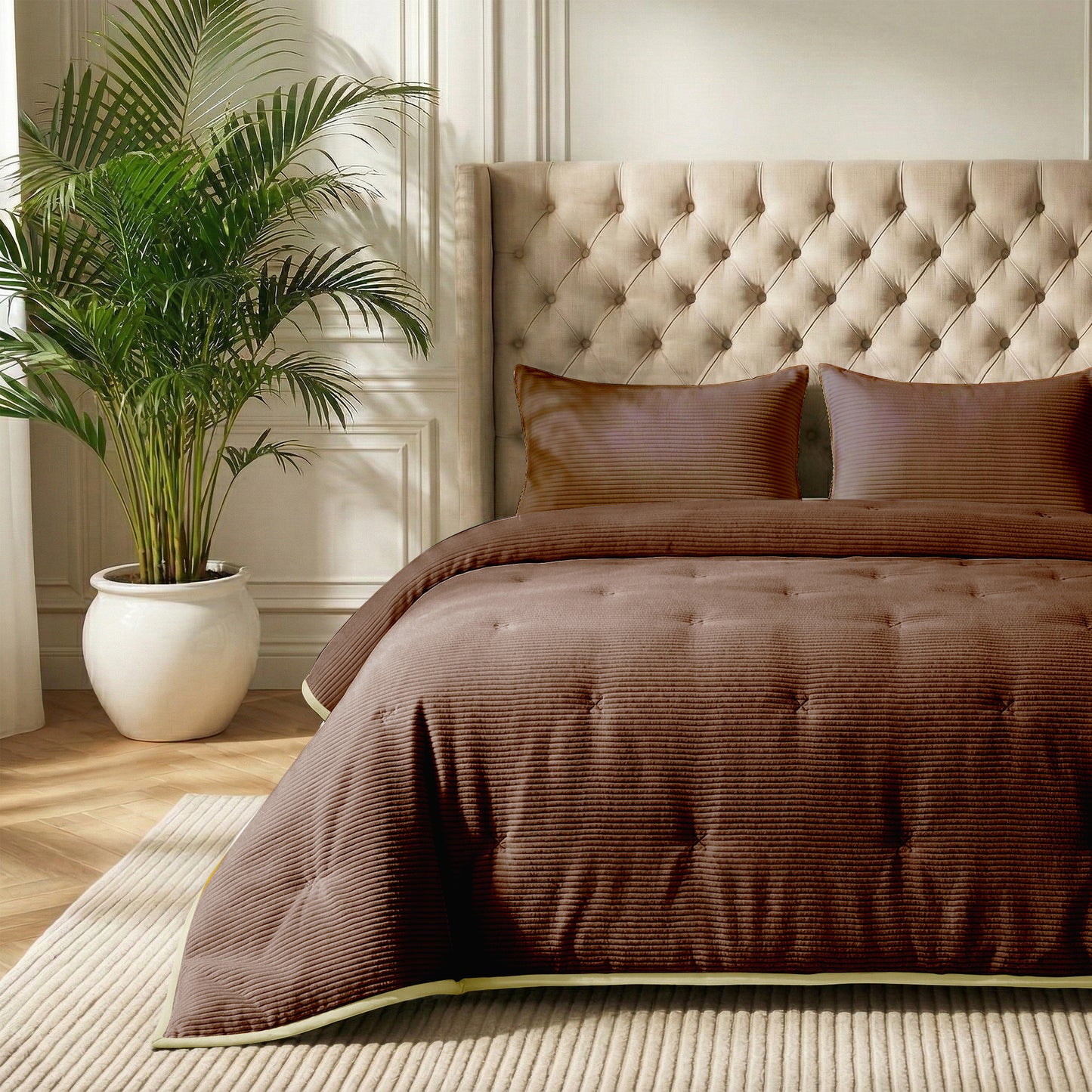 Corduroy Quilts and Pillow Covers