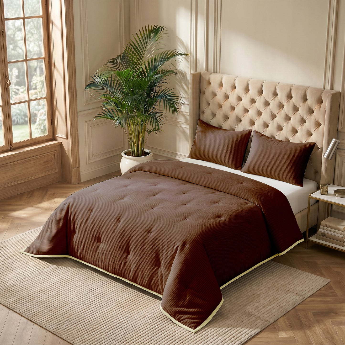 Corduroy Quilts and Pillow Covers