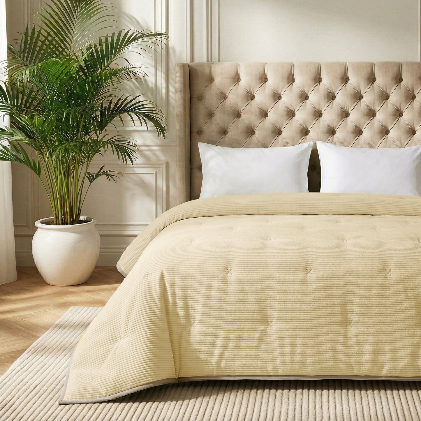 Corduroy Quilts and Pillow Covers