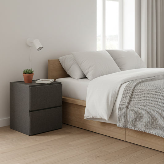 Nachtkastje Isa Antraciet