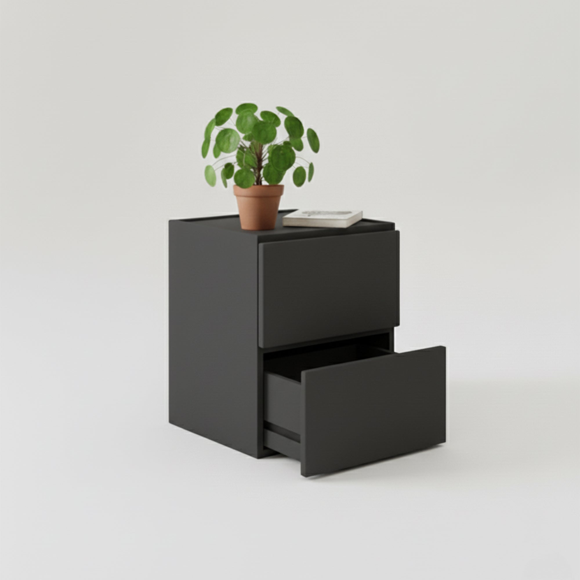 Nachtkastje Isa Antraciet