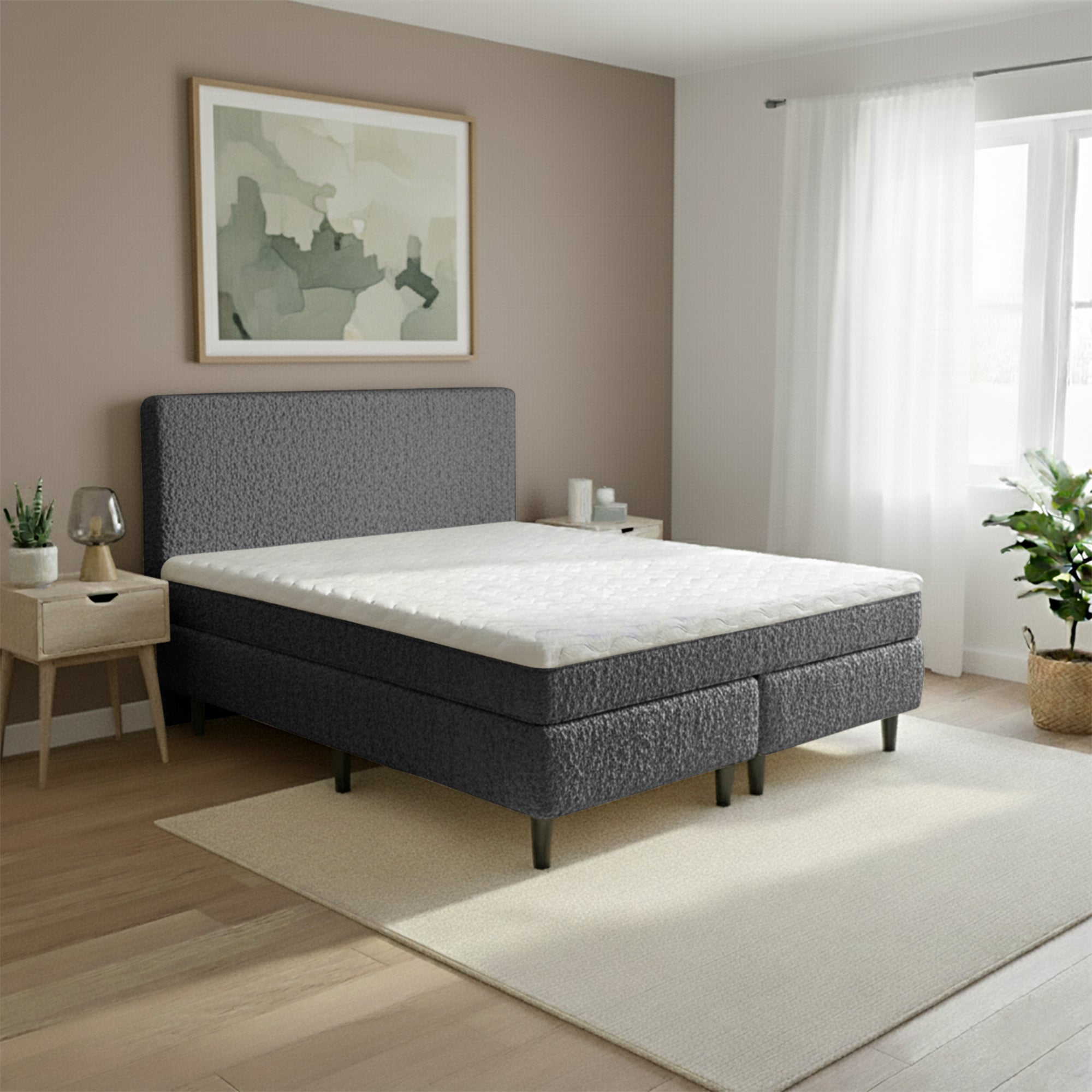 Boxspring set Pieter - Boucle