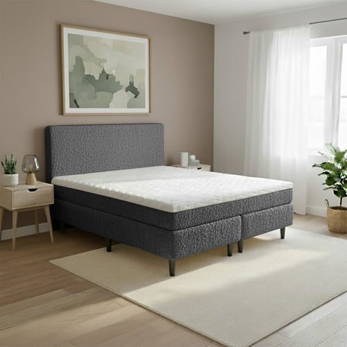 Boxspring-Set Pieter - Bouclé