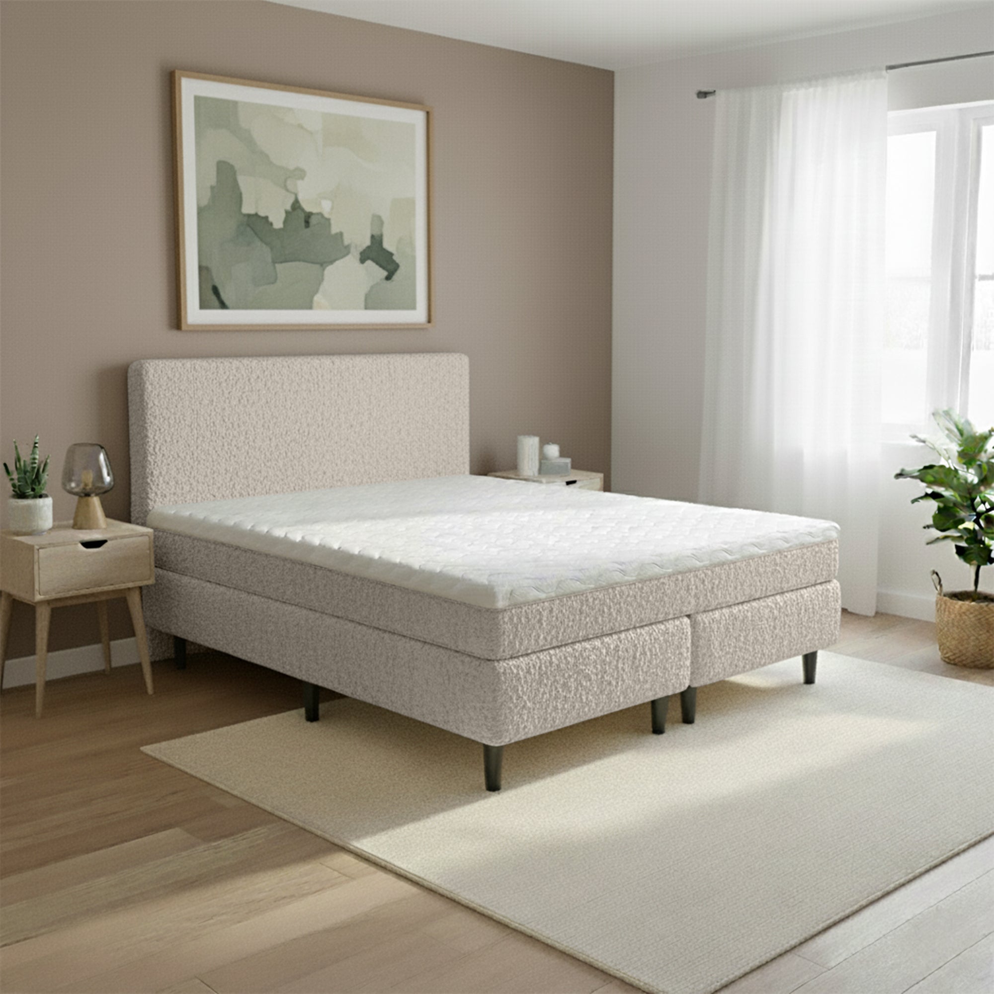 Boxspring set Pieter - Boucle